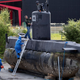 El UC3 Nautilus durante una inspección de la policía danesa